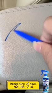 [Kèm Khăn Lau] Dung Dịch Xịt Vệ Sinh Nội Ngoại Thất Ô Tô CLEAN INTERIOR 500ml Làm Sạch Khử Mùi Kính Ghế Da Nỉ Xe Hơi