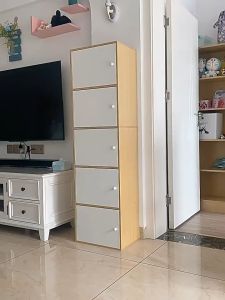 ชั้นหนังสือ ชั้นห้องนั่งเล่น ชั้นวางของ วัสดุแข็งแรง มั่นคง ฐานแข็งแรง รับน้ำหนักได้มาก ทำความสะอาดง่าย ขนาด40cm ชั้นวางหนังสือไม้ ชั้นอเนกประสงค์