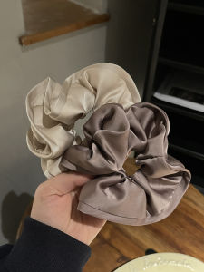 Simple Pure Color Satin Hair Ties Earlet Lace Design Sensation Commuting Party Festival Daily Use Medium Long Hair Long Hair