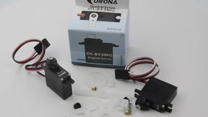 1 Mảnh Corona DS843MG Kỹ Thuật Số Mô-men Xoắn Cao Micro Servo 4.8kg/0.10sec/11.5g Cho RC Đồ Chơi Xe Máy Bay DIY Mô Hình Robot-Nhựa Servo
