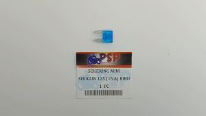 Sekering Shogun 125 15a Mini Biru (PSP) Fuse DX Sekring Sikring Tancap Kotak Kecil 15 Ampere