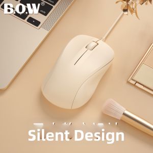 B.O.W | USB Wired Quiet Office Mouse