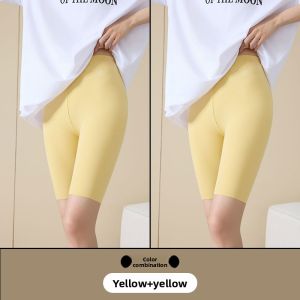 Miiow | Safety Modal Thin Extended Sport Cycling Shorts Women Summer High Waist Five-Quarter Length Invisible Running Pants