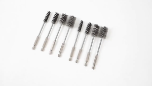 6Pcs 8-19mm Drilling Brushes 1/4 "Hexagon Shank Stainless Steel Copper Drill Bore Cleaning Brush