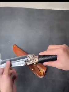 17KM Kitchen Knife Original Japan Chef Knife Butcher Knife Slicing Knife Bone Meat Knife With Cover