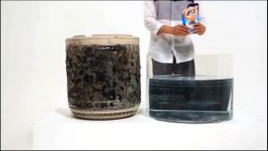 Bột tẩy rửa vệ sinh lồng máy giặt 450g khử mùi diệt khuẩn cặn canxi bột tẩy lòng máy giặc Hàn Quốc cửa ngang trên trước