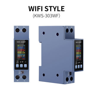Aideepen | KWS-303 Voltage And Current Power Meter AC 85-290V Multi-Function Ac Meter 0.96 Inch TFT Color Screen 8 In 1 Power Meter 0-40A