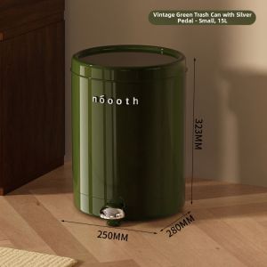 noooth | Narrow Fit Aesthetic Lid Toilet Trash Can