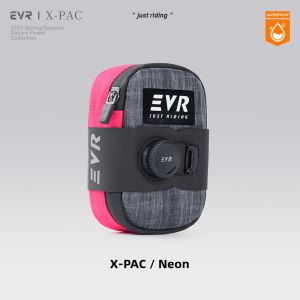 evr | Water Resistant Cycling Saddle Bag with Knob Lock Closure XPAC Material