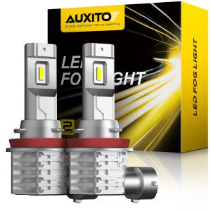 AUXITO 2Pcs 40W 2000Lm Canbus H8 H11 Led Fog Light 6500K Csp Chips H8 H16(JP) Led Bulb Car Driving Lamp For Toyota Skoda Ford Lada