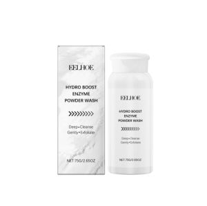 EELHOE Facial Enzyme Cleansing Powder Fading Spots Acne Remove Exfoliating Blackhead Facial Cleansing Powder Oil Control Shrink Pores Whitening Moisturizing Remove Dirts Fade Blemish Face Wash Powder Skin Care