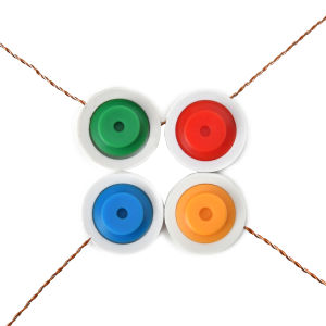 50/100PCS Serial Numbered Meter Seals Tamper Evident Meter Seal Tag Press Type Safety Padlock for Gas Meters Water Meters Electric Meters