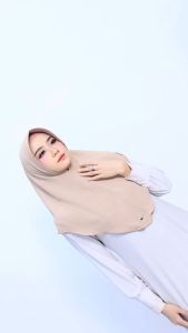 Hijab Bergo Hamidah Jersey & Pinguin Ped Size M