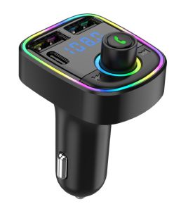 Bộ Sạc Xe Hơi Bluetooth Không Dây Bộ Phát FM Với Cổng USB Kép Gọi Điện Thoại Rảnh Tay Bộ Thu Sóng Radio Bộ Chuyển Đổi Âm Thanh Nổi Mp3