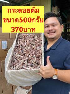 ปลาหมึกกระตอยต้มกระตอยแห้งปลาหมึกขนาด500กรัม