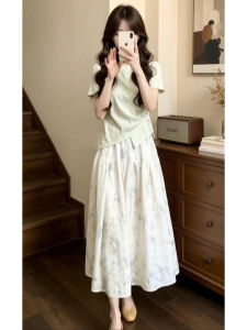 LIRUSHAN | French Style Summer Floral Dress