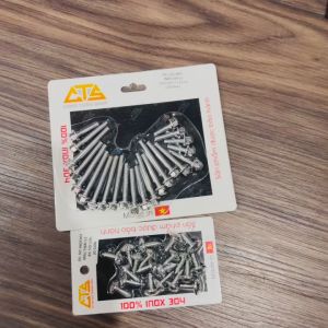 Ốc áo + ốc lốc máy Inox 304 CTS Exciter 2011 - 2014 LC5S