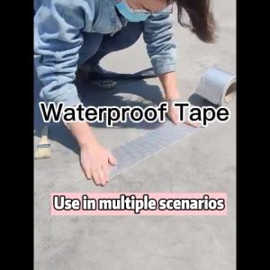 5cm x 500cm Aluminum Foil Butyl Waterproof Tape for Roof High Temperature Resistance Pipes Walls Leak Sticker