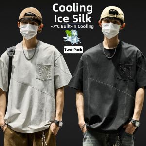 ZHUOKAI | Ice Silk Quick Drying Loose Summer Casual Sport T-Shirts