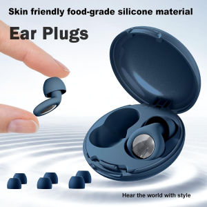 Ear Plugs for Sleeping 25dB Noise Cancelling Silicone EarPlugs for Concerts Traveling Studying Focus Reusable Ear Protection