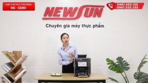 Máy Thái Thịt Tươi Sống Mini SS-90 NEWSUN- Thái Mỏng Năng Suất Cao Tiết Kiệm - Hàng Chính Hãng