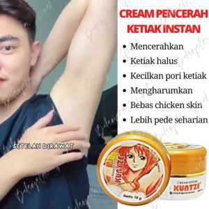 KUNTZE CREAM PEMUTIH KETIAK DAN SELANGKANGAN BPOM - CREAM PEMUTIH KETIAK DAN SELANGKANGAN