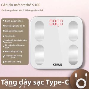 KTRUE | Cân Đo Cân Nặng và Mỡ Cơ Thể Chính Xác Cao cho Gia Đình và Quản Lý Cân Nặng