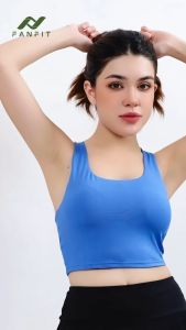 Set đồ tập pickleball gym pilates thể thao nữ FANFIT FFSET010 - croptop 2 lớp FFCR003 chân váy thể thao ĐEN FFSK001