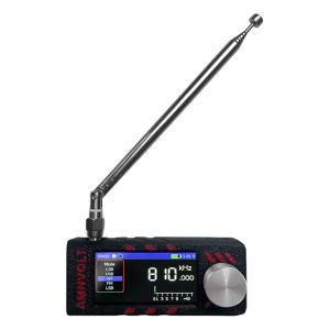 Upgraded V3S AMNVOLT Mini SI4732 DSP Radio Receiver FM AM SSB LSB USB Full Band Pocket Radio with Hi-Z Headphone Amplifier
