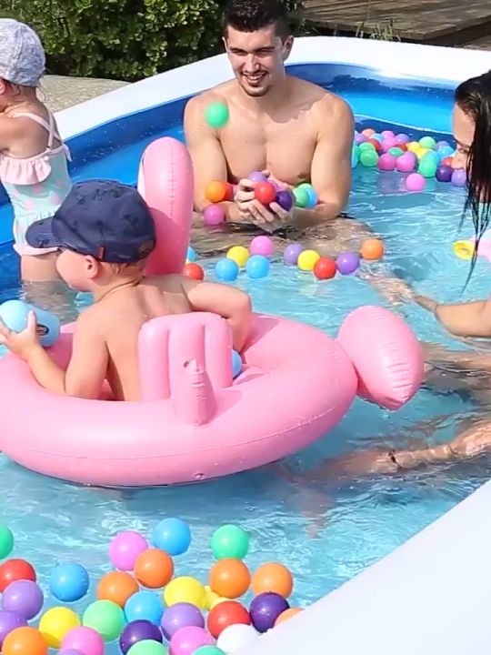Inflatable swimming Pool Rectangular round inflatable Pool for kids family  Children Swimming Accessories pool for adult family size with free