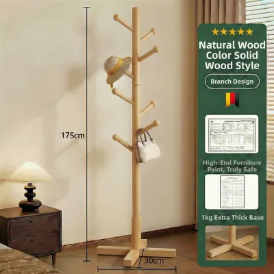 MINGZHIYIFAN | Freestanding Easy-to-Use Coat and Hat Rack