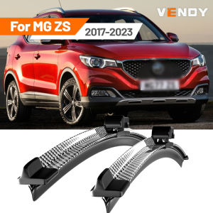 For MGZS MG ZS 2017-2023 2018 2019 2020 2021 2022 2pcs Front Windshield Wiper Blades Windscreen Wipers Carbon Fibre & Black