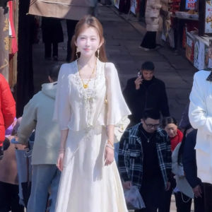 chaqi | New Chinese Style Womens Summer Lightweight Luxury Mesh Top Sun Protection Open Cardigan Small Shawl Outerwear V-neck Short