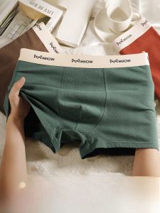 MiiOW | Mens Cotton Underwear Pure Cotton Embroidered Boxer Shorts Breathable Comfortable Youth Spring 2025 MiiOW Cat Man Briefs