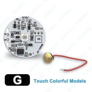 1PCS DC5V Low Voltage RGB LED Chip Board 32MM Gradient Light Source Rechargeable Touch Remote Control 16 Colors for DIY Lighting