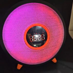 Speaker Wireless Bluetooth Alarm Digital Clock TWS Stereo Subwoofer 2405 RGB