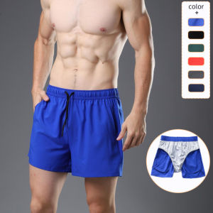 Mens Sport Shorts Quick Dry Casual Fitness Training Basketball Pants Breathable Three-Quarter Length Shorts Spring Summer