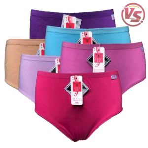 6Pcs Celana Dalam Wanita /CD Perempuan Esee Lembut dan Adem Bahan Poliester-Vegasus Store(COD)