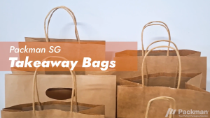 Takeaway Kraft Bags extra thick kraft paper strong base 10/50 PCS