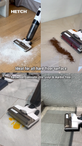 【SIRIM】HETCH V8 Plus Cordless Floor Cleaner Wet Dry Vacuum Cleaner CVC-1427-HC