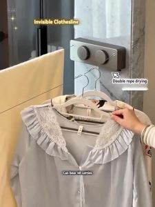 Retractable Clothesline Collection Laundry Extendable Wall Clothesline Clothes Hanger Retractable Clothes Horse Drying Rack Line