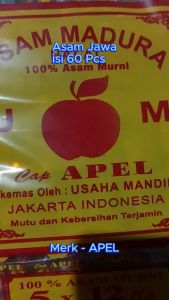 Asam Jawa Asli Cap Apel 1 Pack | Isi 60 Bungkus | Murah
