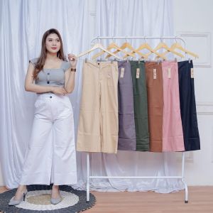 WIDI PANTS / KULOT LINEN / KULOT KATUN RAMI / KULOT LINEN MURAH