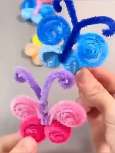 100pcs Colored Chenille Wires DIY Fuzzy Stems Twist Wire Stick Fuzzy Wire | P&B