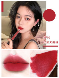 Perfect Diary Velvet Lip Glaze V01 Long-lasting Matte Velvet Lipstick Affordable Female Lip Color That Whitens Ideal for Students