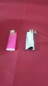 10 Pieces Of Bic Small Lighter Case Mini J5 J25 Keychain Bottle Opener Mirror Metal Shell