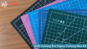 Cutting Mat Cutting Pad Tatakan Alas Potong Kertas A5 Bahan PVC Double-Side Self Healing untuk potong kertas