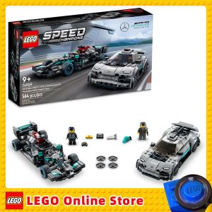 LEGO | Lego Speed Champions Mercedes-AMG F1 W12 E 76909 Performance & Project One Toy Car Set Mercedes Model Building Kit Race Car Gift