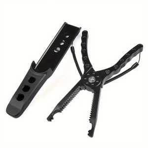 High-Index Plastic Fishing Pliers with Grip & Hook Removal Tool Durable Catfish Gripper with Non-Slip Handle and Lanyard