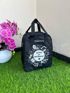 Tas bekal Go Green Tupperware (zipper bunga es)